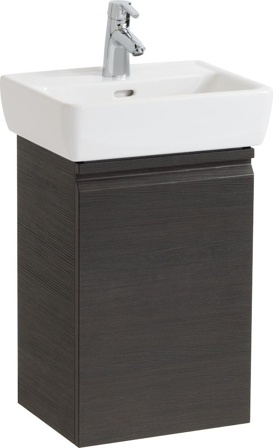 H4830120954751 Шкафчик под раковину, экономящим пространство, для раковины 811951, 1 полочка стеклянная, петли справа LAUFEN PRO