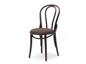 Деревянный стул с мягким сиденьем