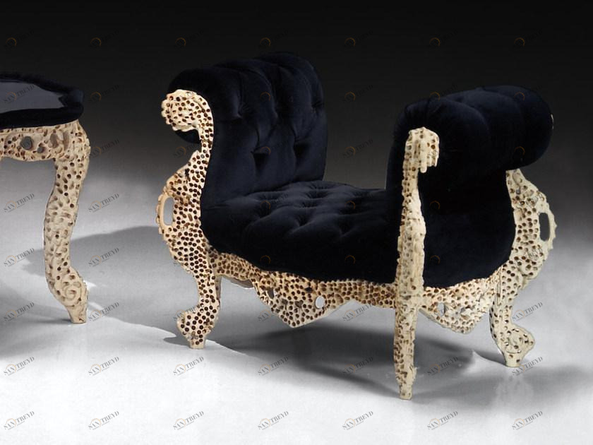 Mirabili Стеганый пуф, обитый бархатом Mirabili arte d'abitare sun-id-1491446