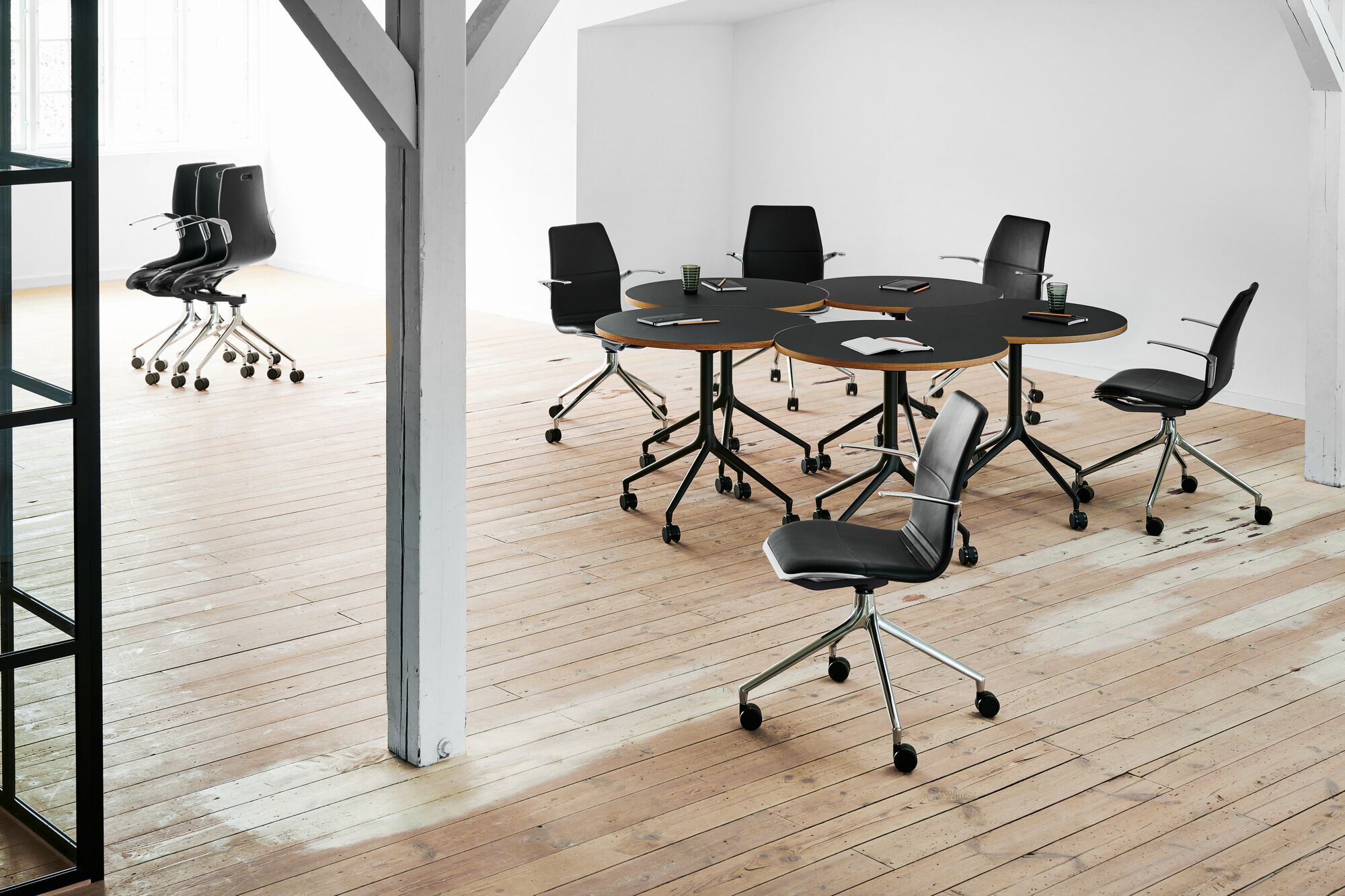 4-спицевые подлокотники поворотный операционный офисный стул Howe AS series ARCH-00018026 - Вид №3