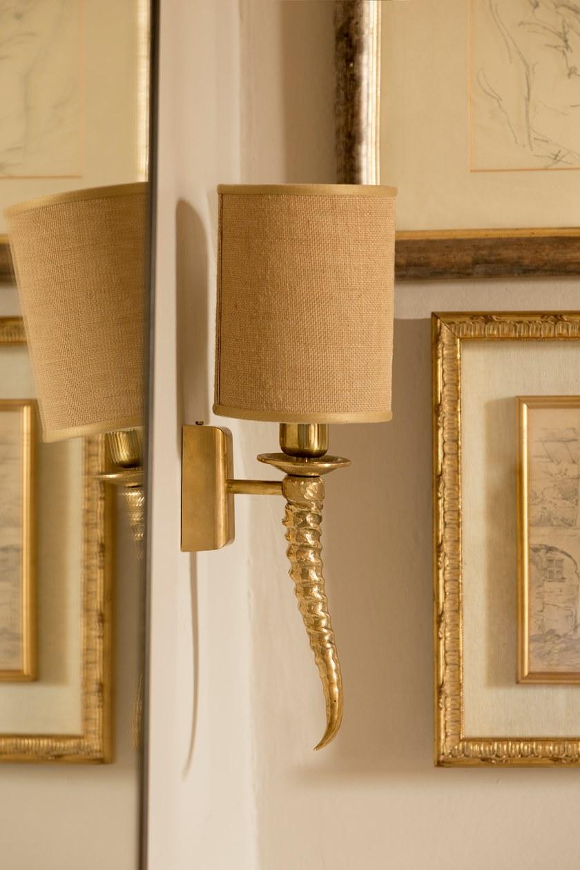 Il Bronzetto Настенный светильник из латуни Eclectic Hor02 - Вид №1