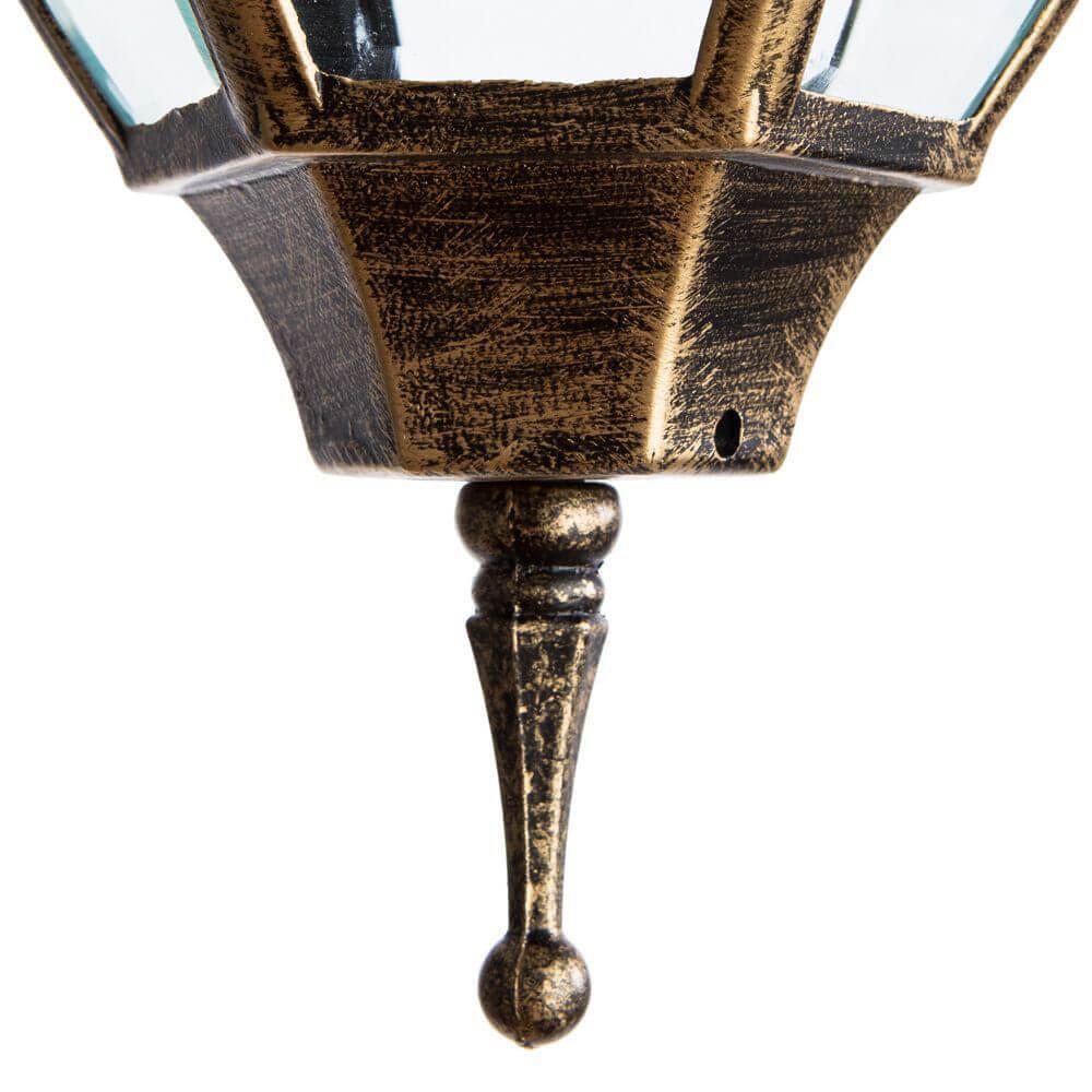 Уличный настенный светильник металлический коричневый Arte Lamp Pegasus A3152AL-1BN ARTE LAMP PEGASUS, ФОНАРЬ 00-3897471 Коричневый;прозрачный  - Вид №2