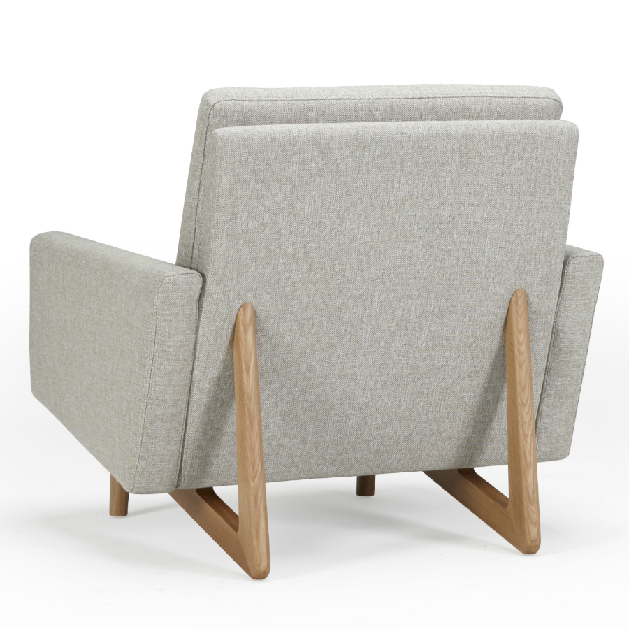 Кресло Egsmark, лакированный дуб, темно-песочное Kragelund 20001202244 - Вид №4