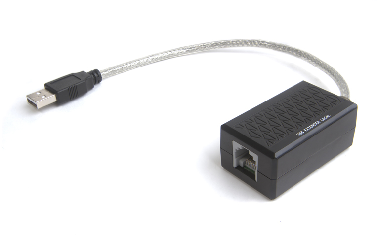 GCR-UEC60DC адаптер-удлинитель активный usb 2.0 по витой паре am/af с доп. питанием до 60 метров Greenconnect Santreyd  - Вид №1