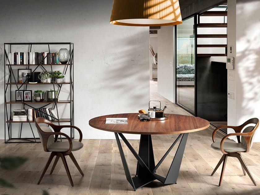 Angel Cerdá Открытый двусторонний книжный шкаф из стали и дерева Nature life 3103 Angel Cerda - Вид №2