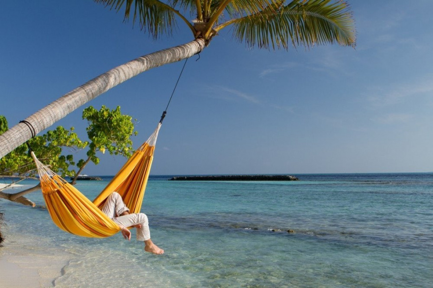 Подвесной гамак двухместный Currambera apricot IMPEX  132320 Желтый  - Вид №1