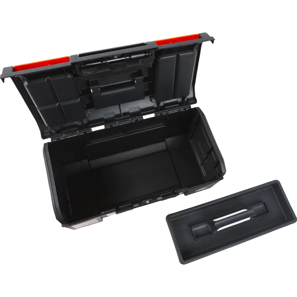 Ящик для инструмента Boombox 19, 270х240х480 мм, пластик, цвет чёрный/оранжевый 82136808 STLM-2027468 Blocker  - Вид №5