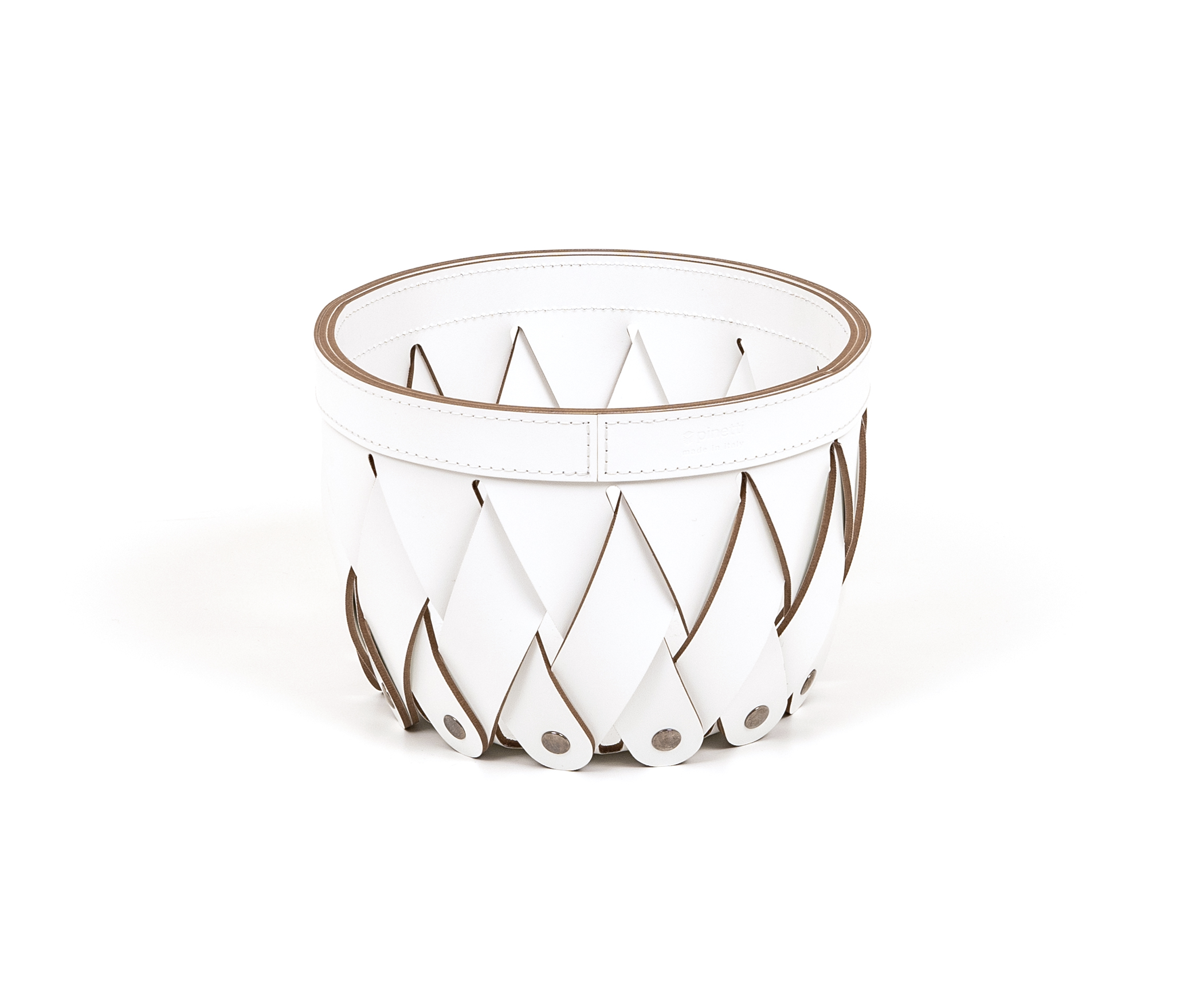 Пустой карман Canaria - Ø20xH15 см / регенерированная кожа_манго Pinetti 00.1562.082.036