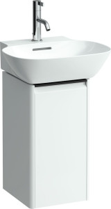 H4030141109991 Шкафчик под раковину , 1 дверца, крепление на петли справа, 1 внутренняя полочка, ручка черный алюминий LAUFEN PRO