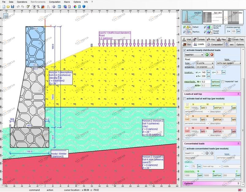CDM Dolmen Программное обеспечение для расчета и проверки подпорных стен sun-id-1370672