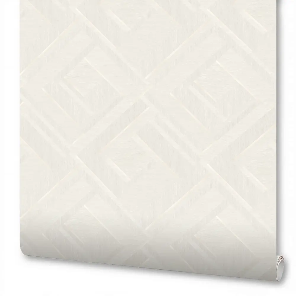 WALLSECRET Decorium - Флизелиновые обои молочного оттенка для элегантного интерьера 89366703