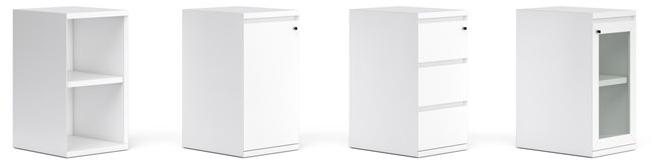 ESTEL GROUP Низкая лакированная тумба для офиса с распашными дверцами Deck sun-id-1484051 - Вид №1