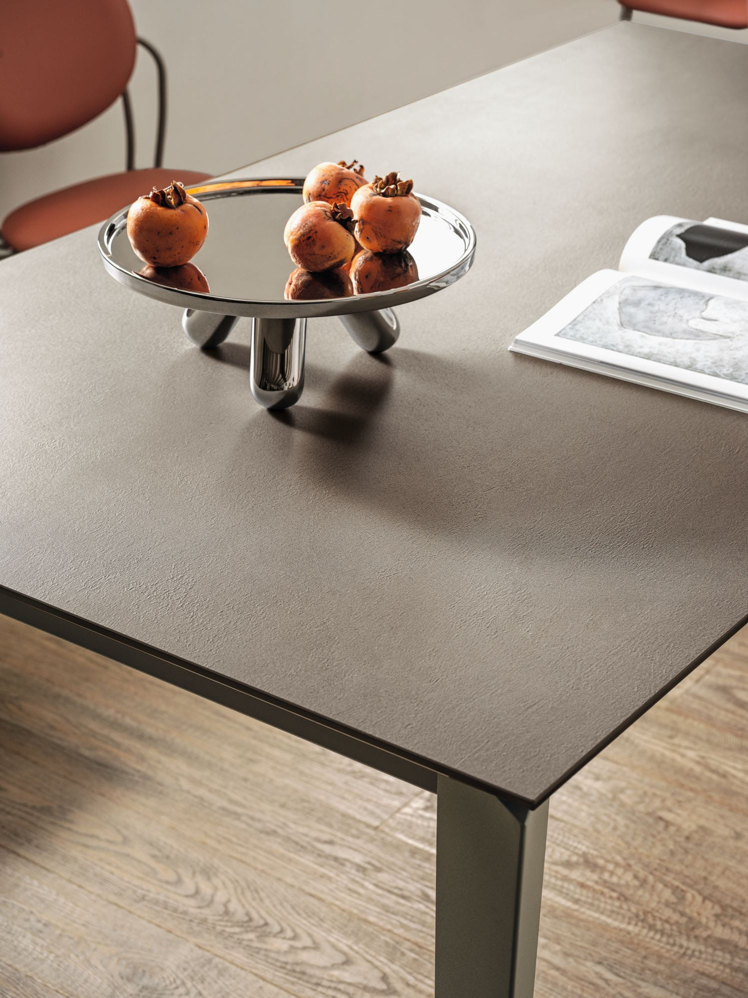 Обеденный стол из стали и хрусталя Bontempi Casa CRUZ ARCH-00075618 - Вид №2