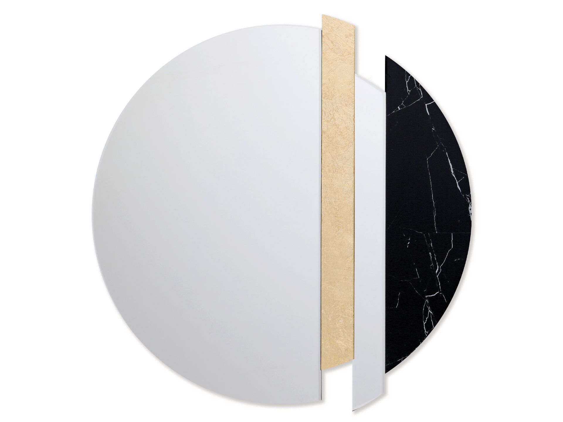 Настенное круглое зеркало Agave GOLDEN SLICE ARCH-00065883