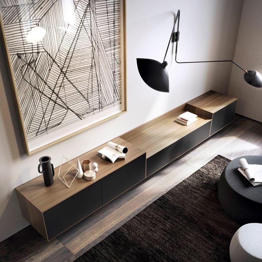 TREKU Низкая лакированная тумба под ТВ Lauki sun-id-1461777 - Вид №2