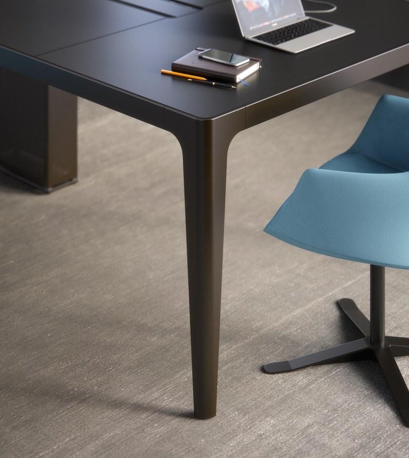 ESTEL GROUP Стол для переговоров из керамики с системой управления кабелями Grand more sun-id-1424624 - Вид №2