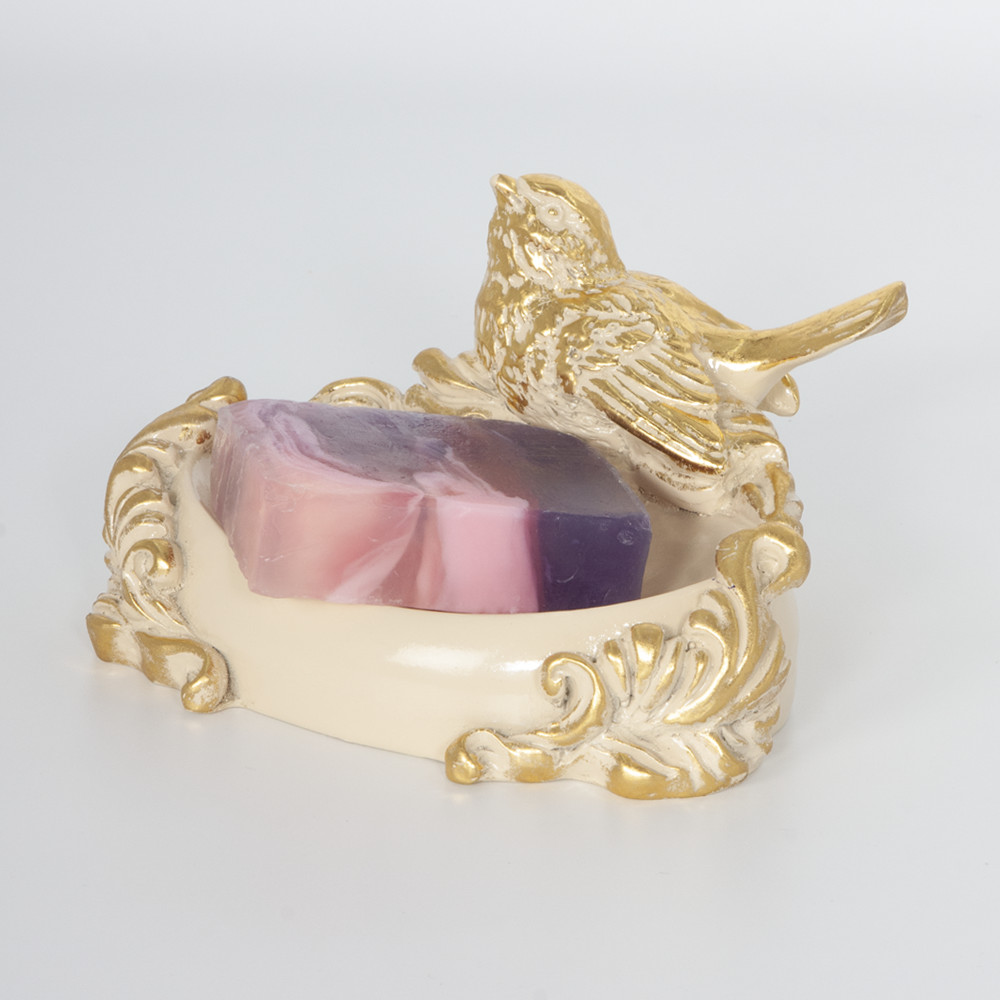 72029 Мыльница Птичка Терра Айвори BOGACHO 4627179655020 - Вид №4