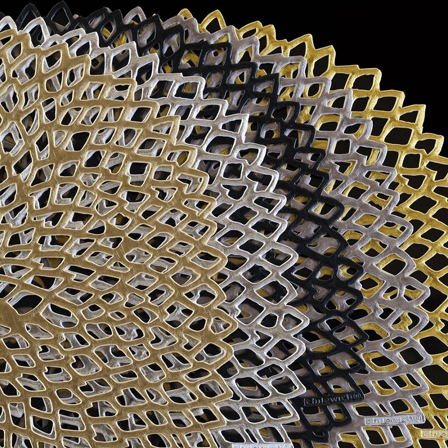 Салфетка виниловая Silver, 36х39 см Chilewich C0403DAHLSILV - Вид №4