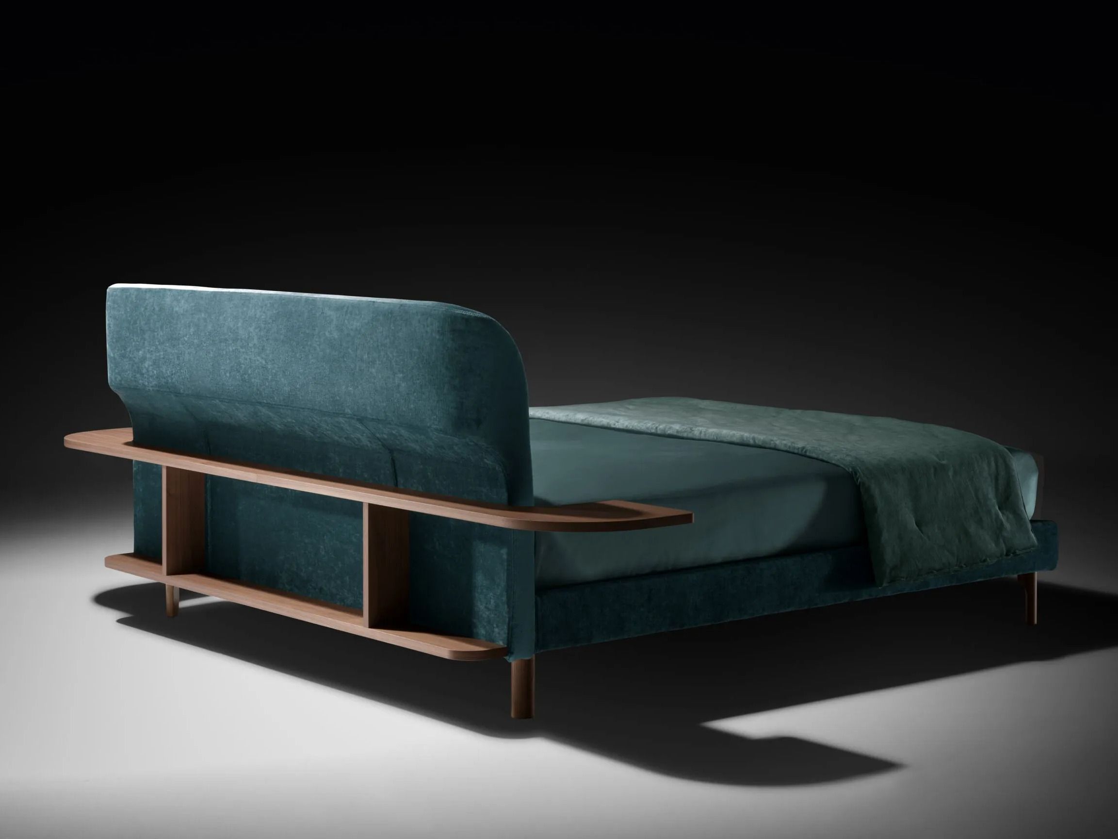 Двуспальная кровать из ткани с мягким изголовьем Twils CANALGRANDE ARCH-00070398 - Вид №3