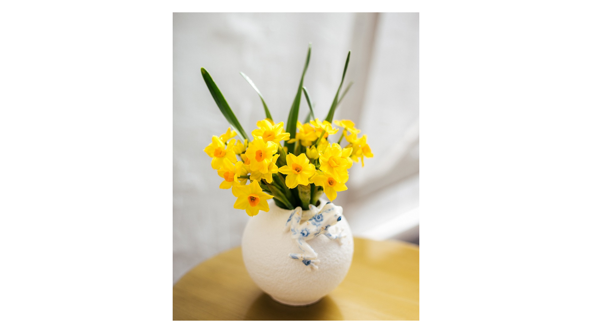 10666540 RUPOR manufactory Ваза Rupor Лягушка 14см, голубой, фарфор Фарфор  - Вид №7