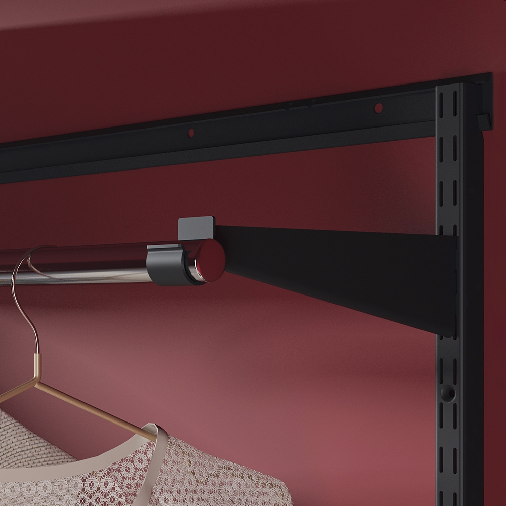 Держатель для перекладины , 291x72x30 мм, черный LJPS0464 Public Steel Россия  - Вид №7