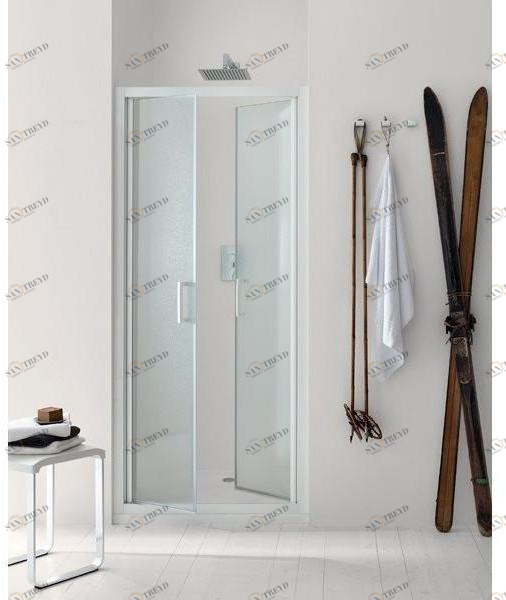 INDA® Душевая кабина стеклянная ниша с распашной дверцей New claire sun-id-1473710