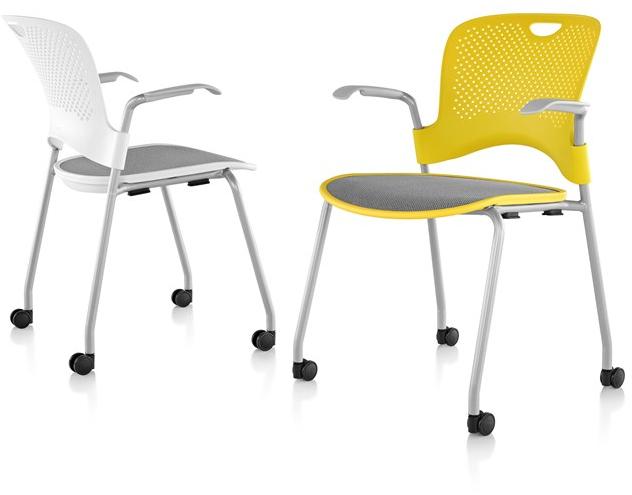 Herman Miller Штабелируемое кресло nylon® на колесиках Caper sun-id-1372754 - Вид №11