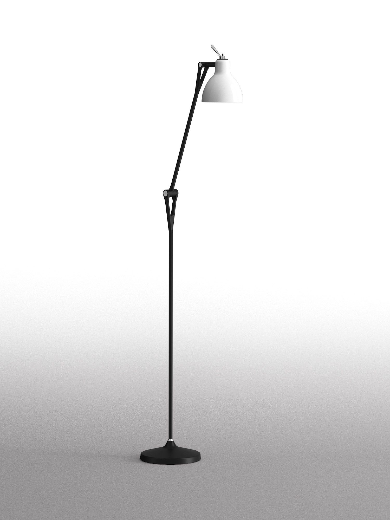 Торшер из стали и стекла с гибкой рукояткой Rotaliana Luxy ARCH-00083387 - Вид №13