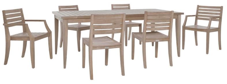 JANUS et Cie Стул из тика с подлокотниками Relais sun-id-1441612 - Вид №4