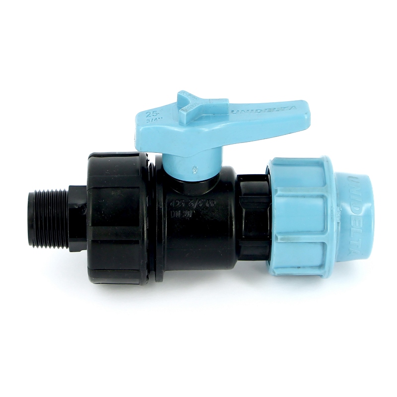 Кран НВ Unidelta 3/4" для труб ПНД полипропилен PP-B 1075003003001