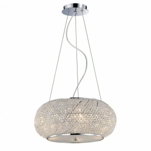 Подвесной светильник Ideal Lux Pasha SP6 Cromo IDEAL LUX ДИЗАЙНЕРСКИЕ, PASHA CROMO 072729 Хром