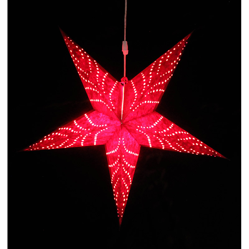 Led-светильник подвесной 60 см "Звезда красная" Star ENJOYME  253057 Красный  - Вид №2