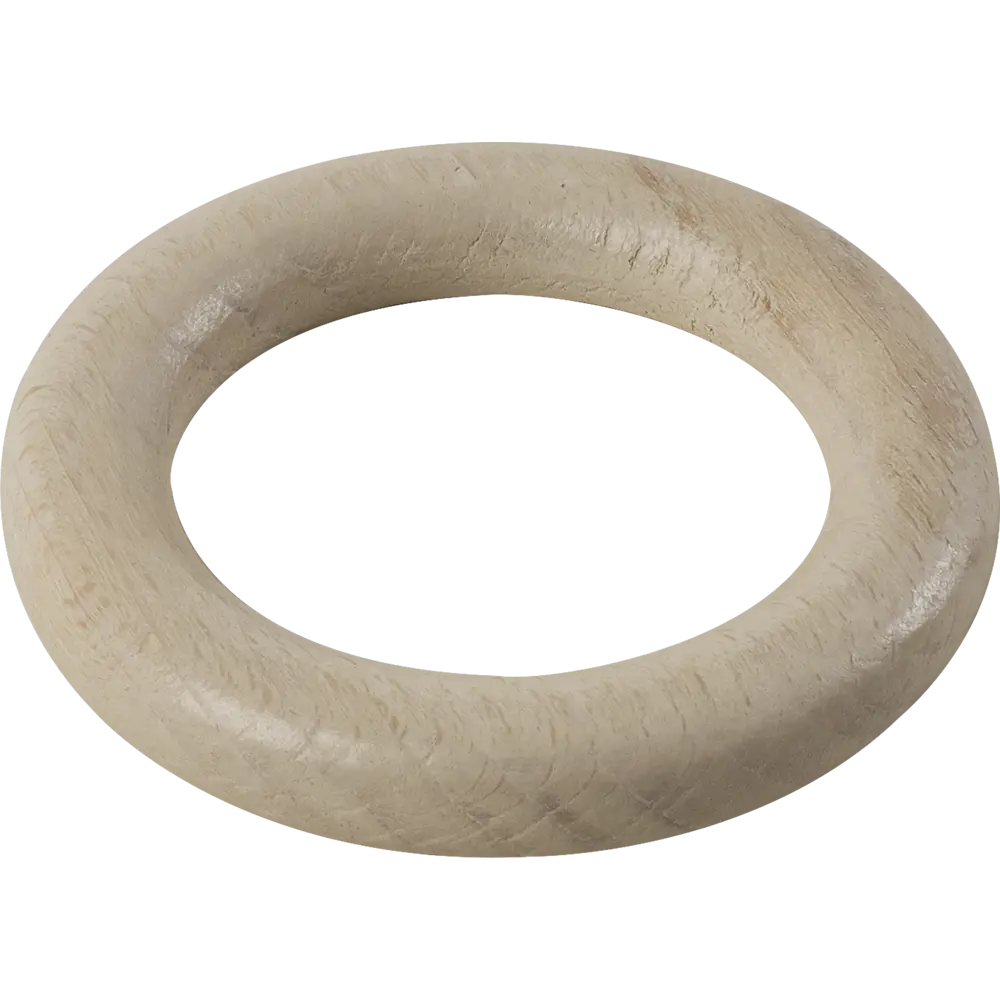 Santreyd: Деревянные кольца с крючками для штор из беленого дуба 13469123 STLM-0823613