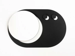 FORMAE Овальное настенное зеркало из стали с порошковым покрытием Roommate