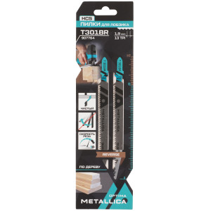 Пилки для лобзика METALLICA Optima T301BR 9194020