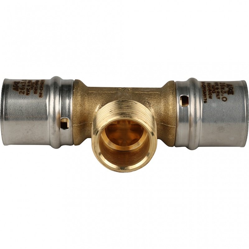 Тройник переходной STOUT НР 26х3/4"х26 под пресс SFP0008263426 - Вид №1