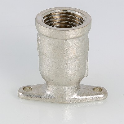 VTr.751.N.0004 Фитинг резьбовой – угольник с креплением (водорозетка) Valtec 1/2"  - Вид №16