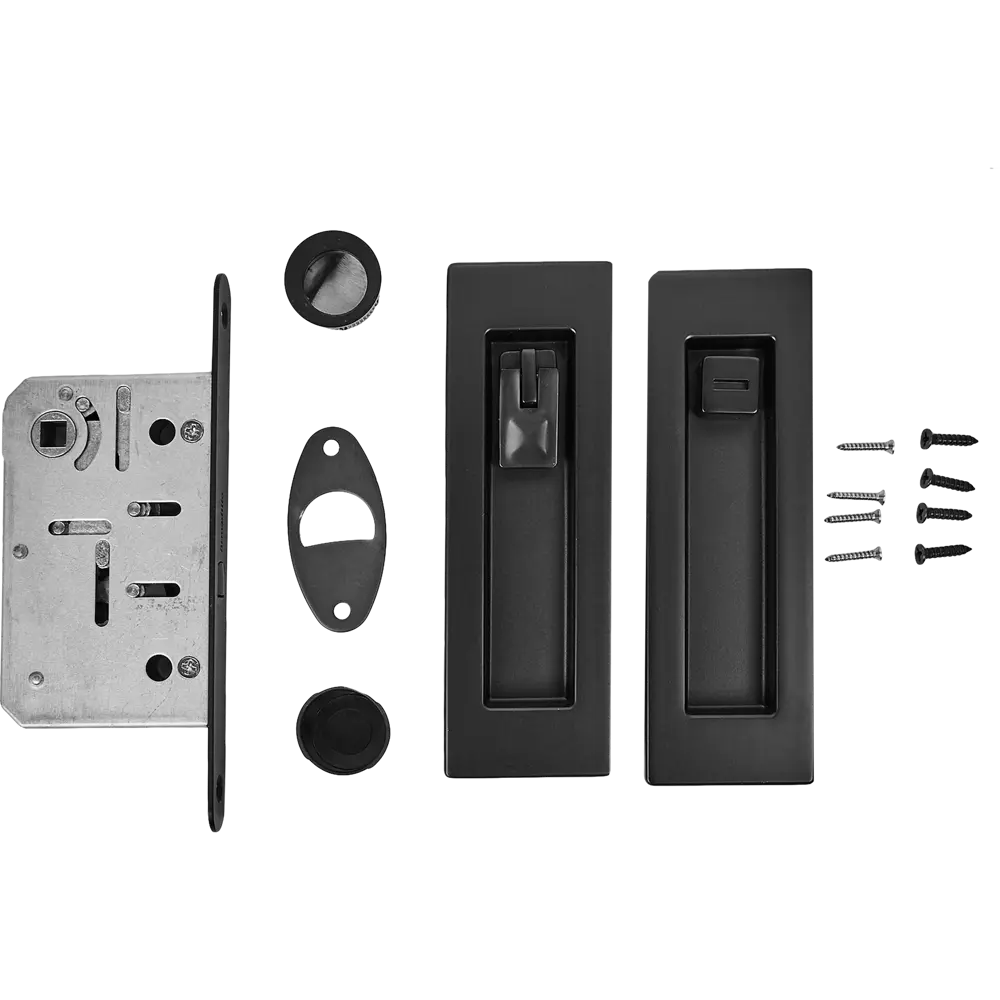 Ручка для раздвижной двери с механизмом Armadillo SH011 Urb цвет чёрный STLM-2161552 - Вид №1