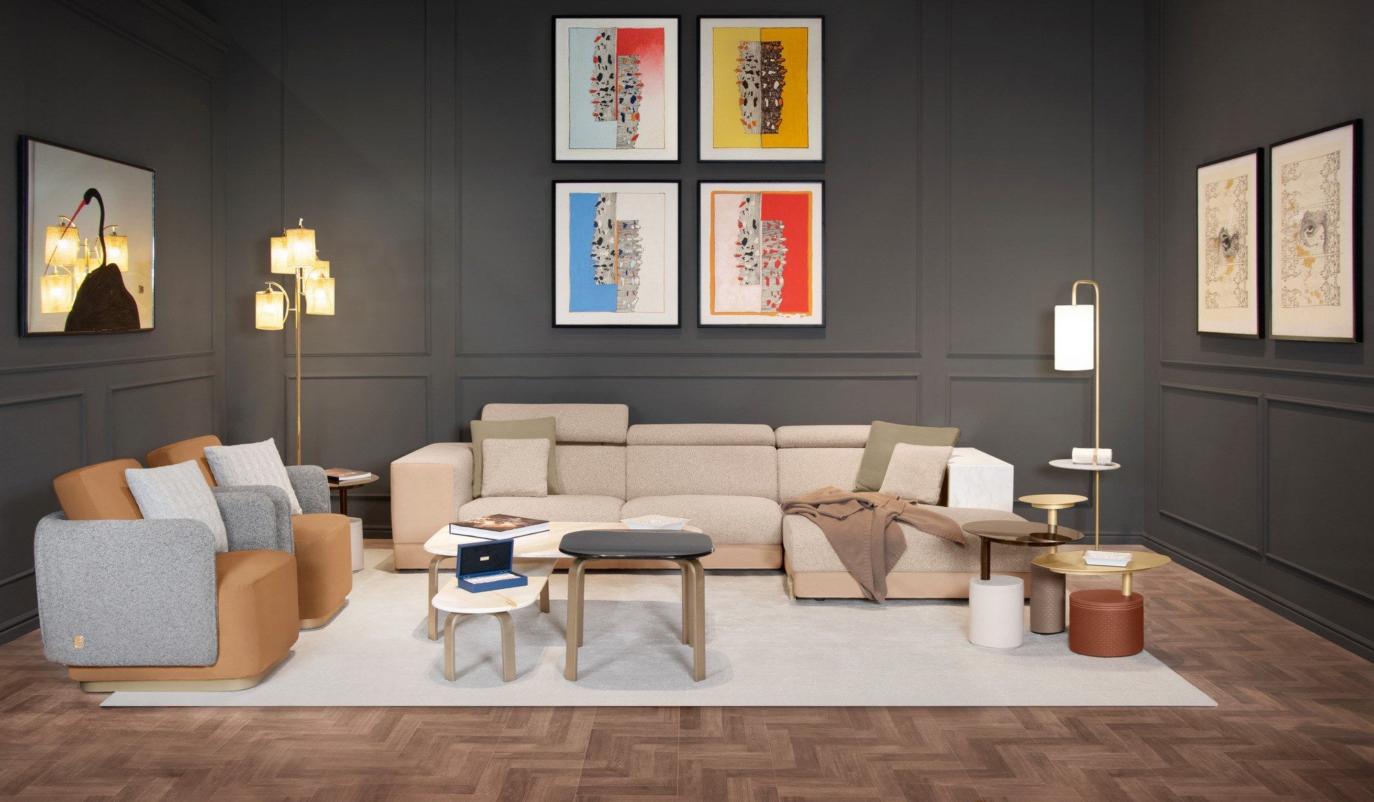 Журнальный столик из черного мрамора Marquina Formitalia ARCH-00073236 - Вид №8