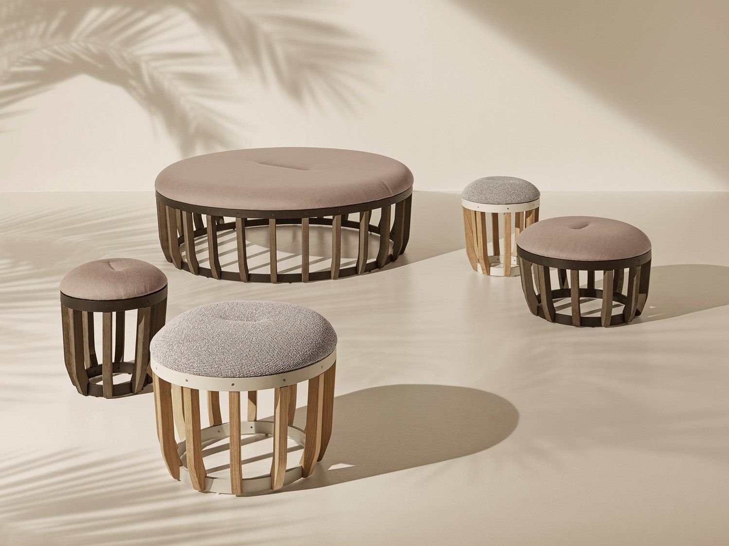 Ткань круглый сад пуфик Ethimo качели ARCH-00084534 - Вид №1