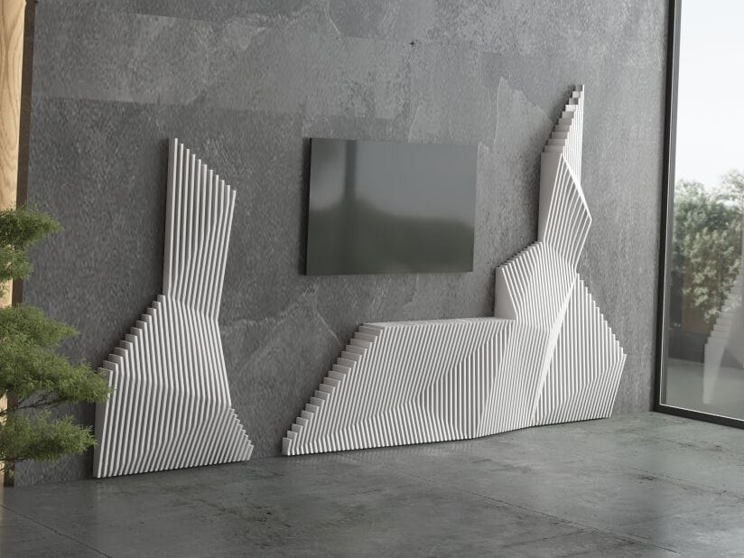 Параметрическая стеновая панель MYWOODREAM SIERRA ARCH-00002080 - Вид №1