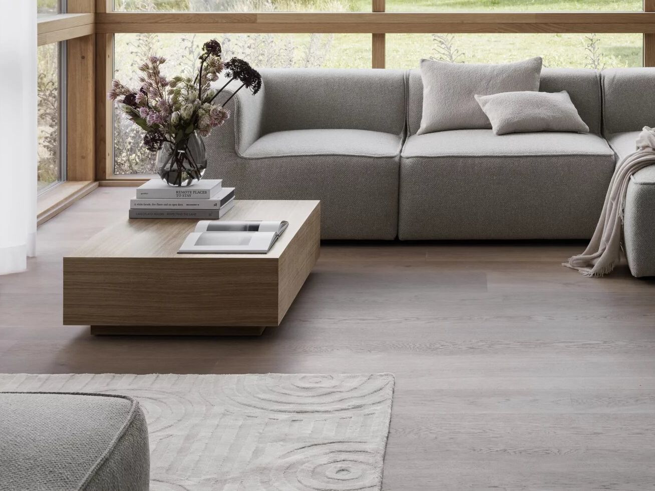 Прямоугольный однотонный коврик из вискозы blomus UZU ARCH-00075434 - Вид №9