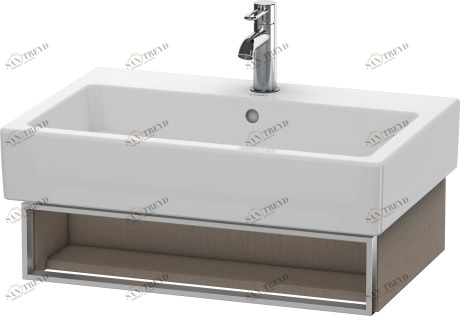 VE600507575 Тумбочка подвесная Vero #VE6005 650 x 431 мм Лен, декор Duravit