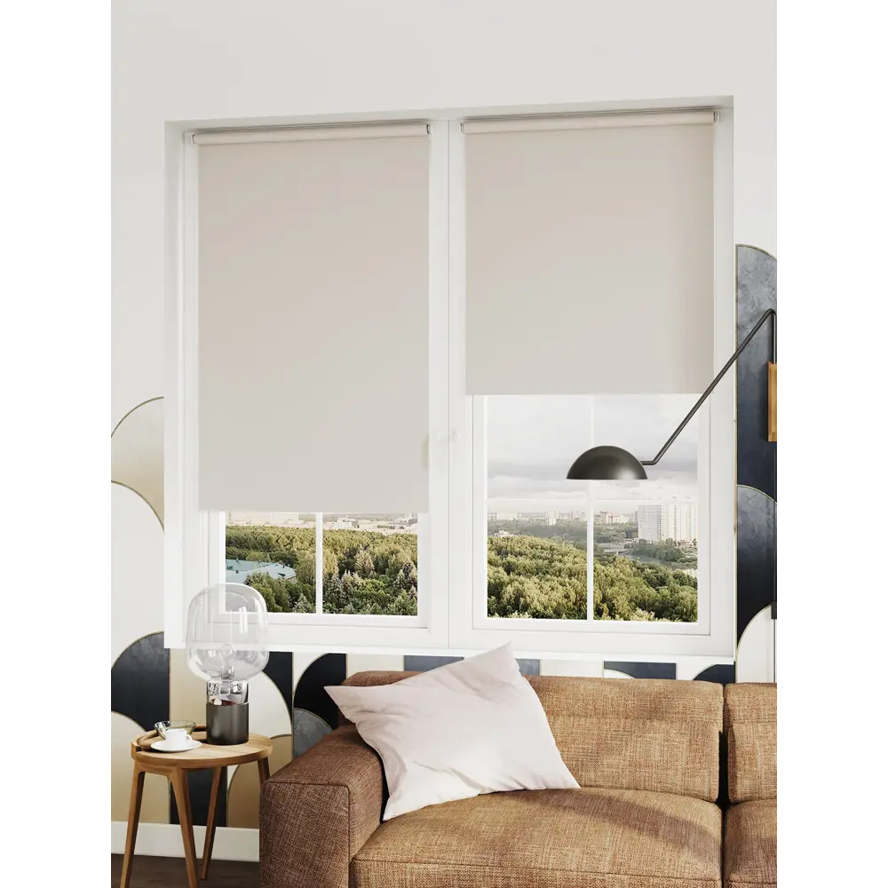 Штора рулонная Сансет 160x175 см белая DOMLEGRAND STLM-2208512 - Вид №4