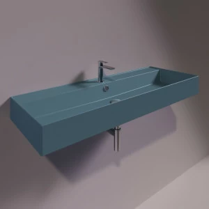 AG121NAVYMATT Подвесная раковина настенная прямоугольная Simas Agile