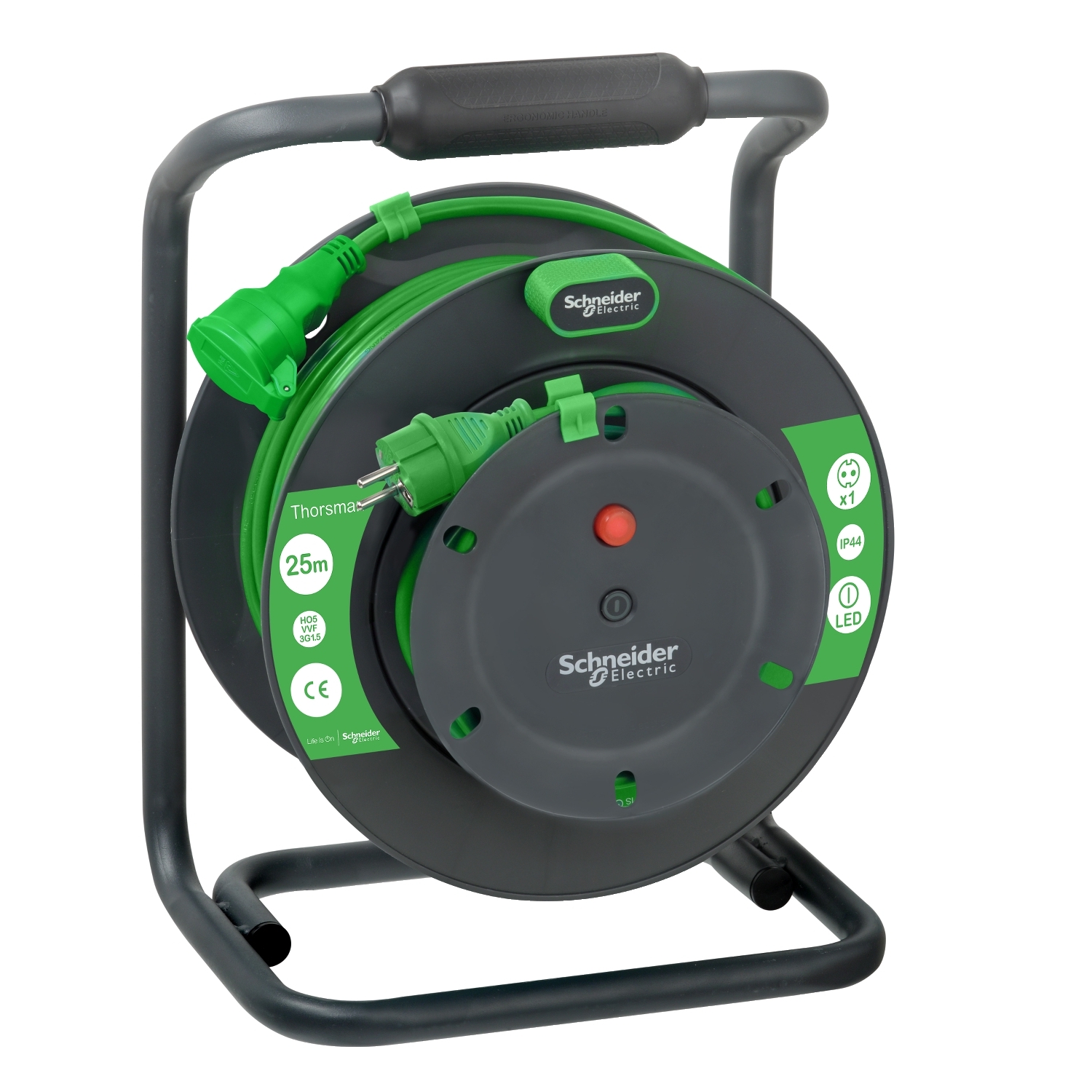 IMT33151 Удлинитель катушечный Thorsman 1 роз 25м 3х1.5 IP44 Schneider Electric PROchantier 