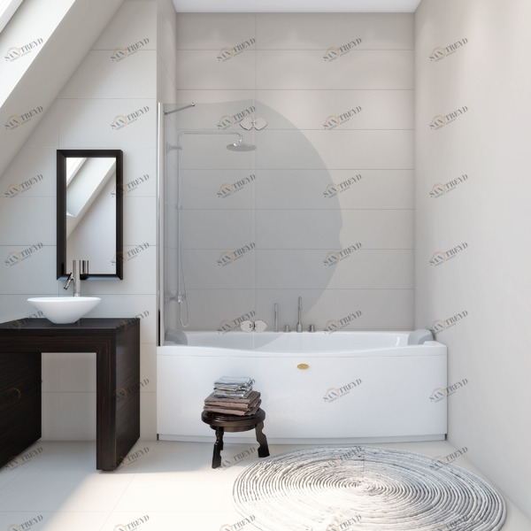 100X160GV862APJET Душевое ограждения на борт вынны GUTEWETTER Германия Trend