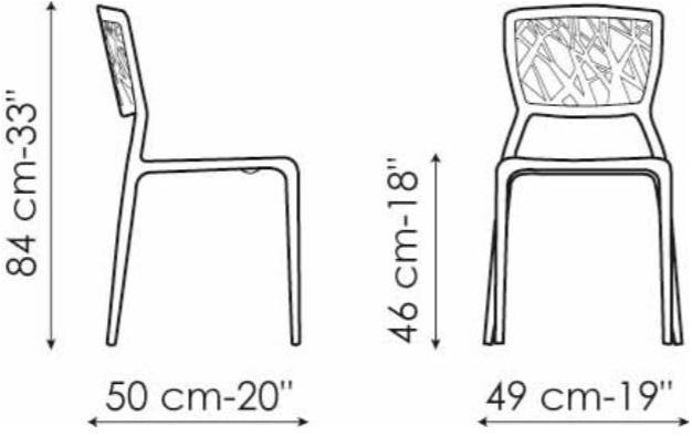 Bonaldo Штабелируемый стул из полипропилена sun-id-1409653 - Вид №2