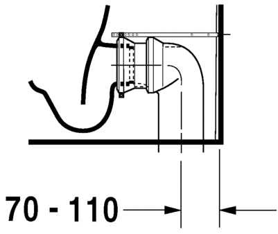 21420920002 Компакт унитаз с бачком Белый Duravit D-Code Германия - Вид №6