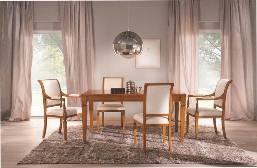 SELVA Стул из бука с подлокотниками Villa borghese 1371 - Вид №4